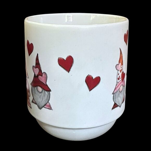 BELLE MAISON 'Gnome Heart' Coffee Tea Cocoa Mug 16 oz. - Picture 3 of 9